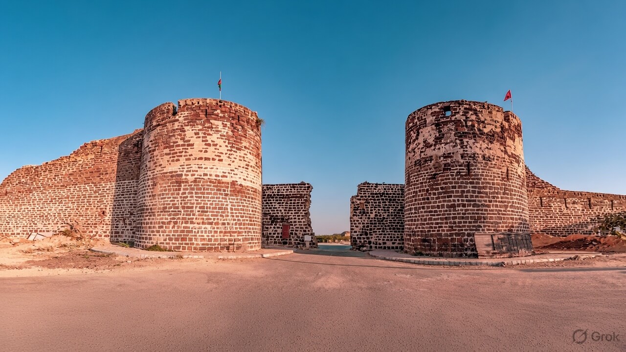 Lakhpat Fort, Fort in Kutch. Taxi from Bhuj by Kutch Cab Service