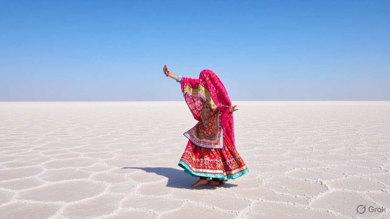 White Rann, Salt desert in Kutch. Taxi from Bhuj by Kutch Cab Service