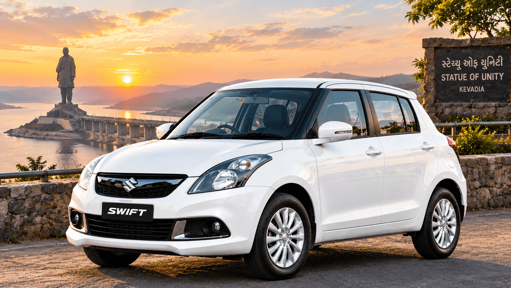 Hatchback (Maruti Swift) taxi for Rann of Kutch and Bhuj trips